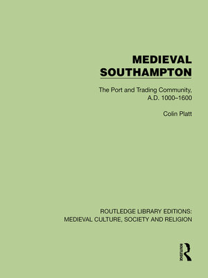 cover image of Medieval Southampton